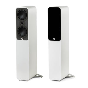 Q Acoustics 5040 Floorstanding HI-FI Home Cinema Loud Speakers Satin White-0
