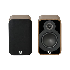 Q Acoustics 5020 Bookshelf Speakers Stand Mount 5000 Series Holme Oak QA5028 - CEN