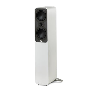Q Acoustics 5040 Floorstanding HI-FI Home Cinema Loud Speakers Satin White-1
