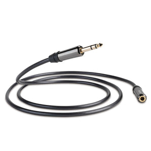 QED Performance QE7307 Headphone Extension Cable 6.35mm Jack to Socket AUX 5m - CEN