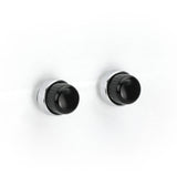 RetroSound Faceplate Black and Chrome with Knob Set and Brackets for RetroRadio - CEN