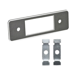 RetroSound Faceplate Black and Chrome with Metal Brackets 502-292 for RetroRadio - CEN