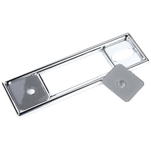 RetroSound Faceplate Chrome Black Pinstripe Inserts with Knob Set for RetroRadio - CEN