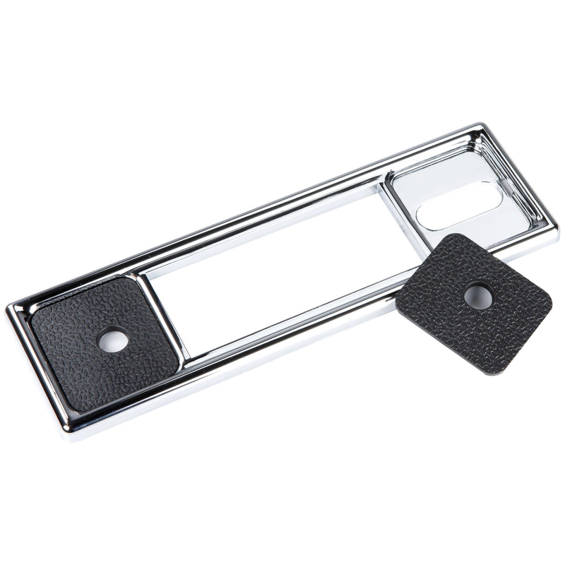 RetroSound Faceplate Chrome with Black Pebbled Inserts 308-409 for RetroRadio
