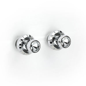 RetroSound Knob Set 04-78 Chrome Front and Rear Chrome Knobs for RetroRadios - CEN