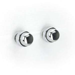 RetroSound Knob Set 06-76 Chrome Front and Rear Chrome Knobs for RetroRadios - CEN