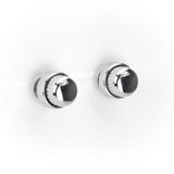 RetroSound Knob Set 06-76 Chrome Front and Rear Chrome Knobs for RetroRadios - CEN