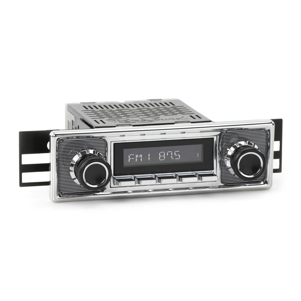 RetroSound Becker Style Motor 6 DAB Bluetooth Pinstripe Chrome Classic Car Radio - CEN