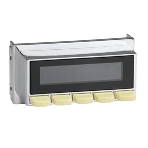 RetroSound Chrome Radio Face Ivory Push Buttons for Current RetroRadio Motors - CEN