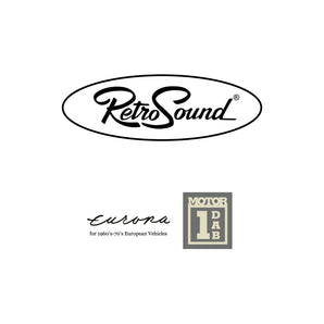 RetroSound Europa Motor 1DAB Digital Radio FM AM Bluetooth Classic Car Stereo - CEN