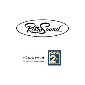RetroSound Europa Motor 2B Radio FM AM Bluetooth USB Classic Car Stereo - CEN