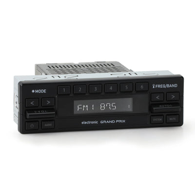 RetroSound Grand Prix Motor 1 Bluetooth Radio FM AM 1980's Classic Car Stereo