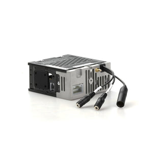 RetroSound Euro Style Motor 1DAB Radio Chrome and Black Classic Car Stereo - CEN