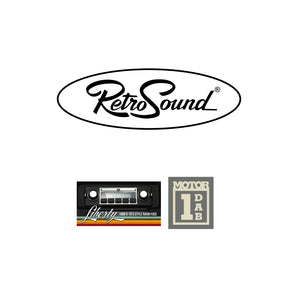 RetroSound Liberty Motor 1DAB Digital Radio FM AM Bluetooth Classic Car Stereo - CEN