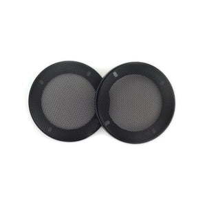 RetroSound 4 Inch Speaker Grills Sold as a Pair Low Key Plain Black Mesh Grill - CEN