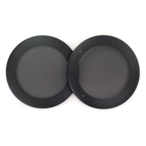 RetroSound 5.25 Inch Speaker Grills Sold as a Pair Low Key Plain Black Mesh Grill - CEN