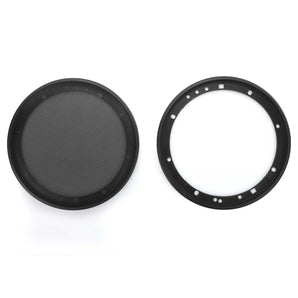 RetroSound 6.5 Inch Speaker Grills Sold as a Pair Low Key Plain Black Mesh Grill - CEN