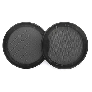 RetroSound 6.5 Inch Speaker Grills Sold as a Pair Low Key Plain Black Mesh Grill - CEN