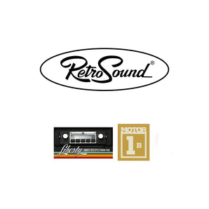 RetroSound Liberty Motor 1B Radio FM AM Bluetooth Classic Car Stereo