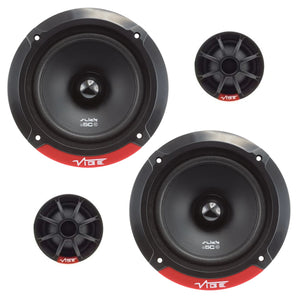 Vibe Slick SLICK5C-V7 5.25 Inch 2 Way Component Car Speakers 80w RMS Pair
