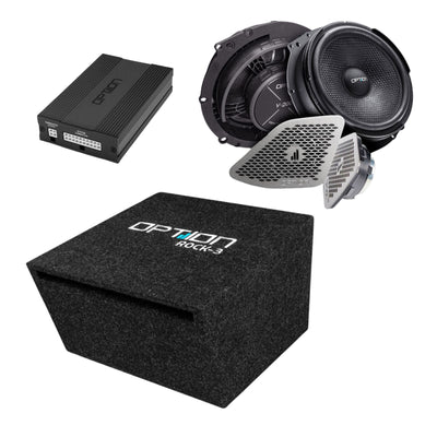 Option Audio VW T6 Plug & Play Kit DSP Amplifier & Subwoofer