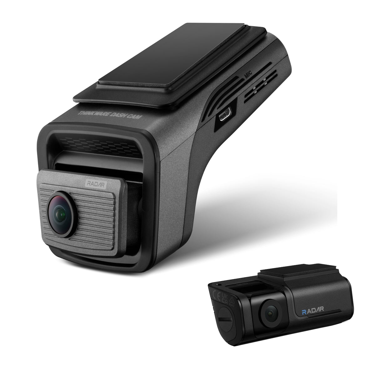 Thinkware Dash Cam U3000 Pro 4K Front 2K Rear Camera Built In Radar GPS WiFi - CEN
