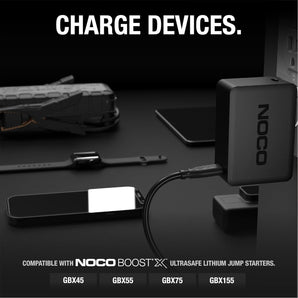 Noco U65 65W Boost X USB-C Fast Charger for GBX45, GBX55, GBX75, and GBX155