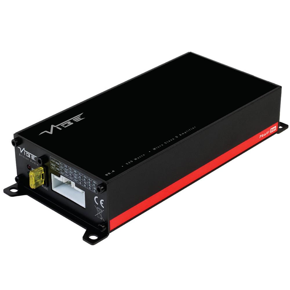 Vibe Powerbox 65.4M Amp Compact Micro Class D 4 Channel Car Stereo Amplifier - CEN