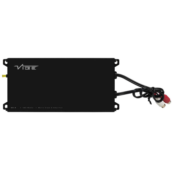 Vibe Powerbox 65.4M Amp Compact Micro Class D 4 Channel Car Stereo Amplifier - CEN