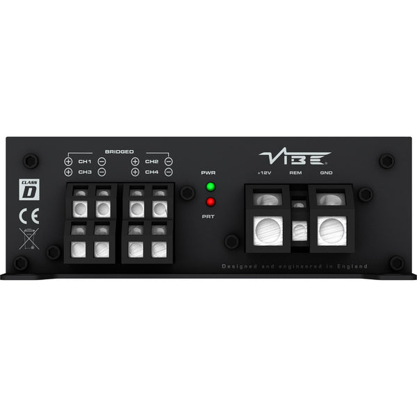 Vibe Powerbox 80.4M Amp Compact Micro Class D 4 Channel Car Stereo Amplifier - CEN