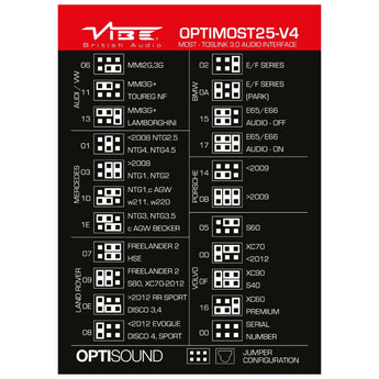 Vibe Most 25 Optical Audio Interface Adapter DSP Integration OPTIMOST25-V4 - CEN
