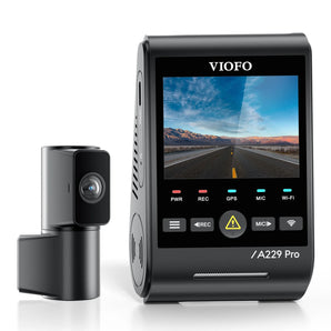Viofo A229 Pro Tele 2CH Dash Cam 4K Front 2K Telephoto Starvis 2 GPS WIFI Camera