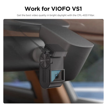 Viofo CPL-400 Linear Polarizer Anti-Glare Filter for VS1 Front Dash Camera - CEN