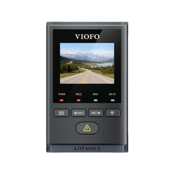 Viofo A119 Mini 2 Dash Cam Front 1 Channel 2K Quad HD 5MP Starvis 2 GPS Camera - CEN