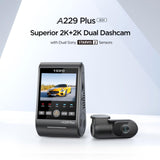 Viofo A229 Plus 2CH Dash Cam 2K Front & Rear Starvis 2 GPS WIFI HDR Dual Camera - CEN