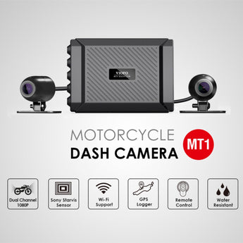 Viofo Dual Motorcycle Dash Cam GPS WiFi Front & Rear 2 Channel HD 1080P Camera - CEN