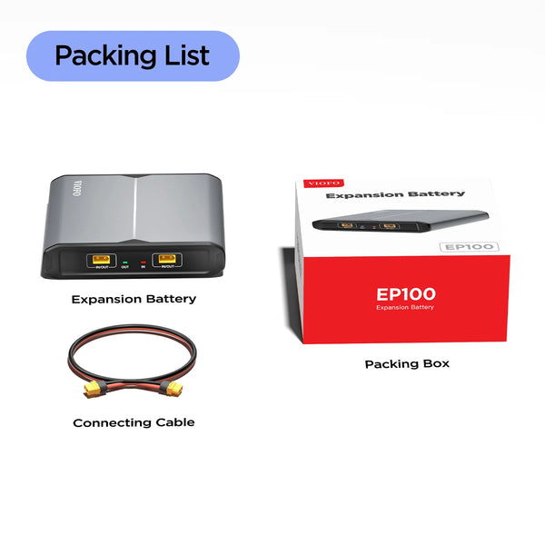 Viofo EP100 Expansion Battery for BP100