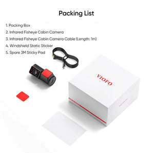 Viofo RNF210 Infrared Fisheye Cabin Camera 1080P for A229 Series Dash Cameras