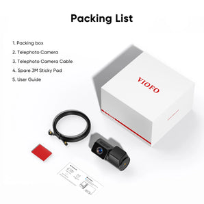 Viofo RTC420 Telephoto Camera 2K HDR for A329T A329TW Series Dash Cameras
