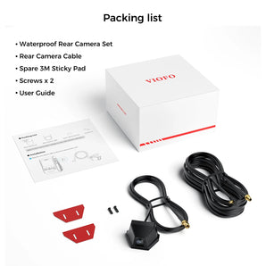 Viofo RWC400 Waterproof IP67 Rear Camera 2K HDR for A329 Series Dash Cameras