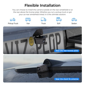 Viofo RWC400 Waterproof IP67 Rear Camera 2K HDR for A329 Series Dash Cameras