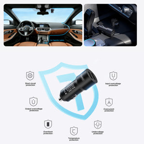 Viofo D5000 Dual USB A Cigarette Car Charger for A229 Series A119 Mini Dash Cam