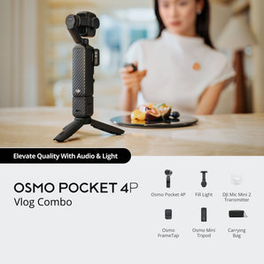 DJI Osmo Pocket 4P Vlog Combo Handheld Gimbal Camera