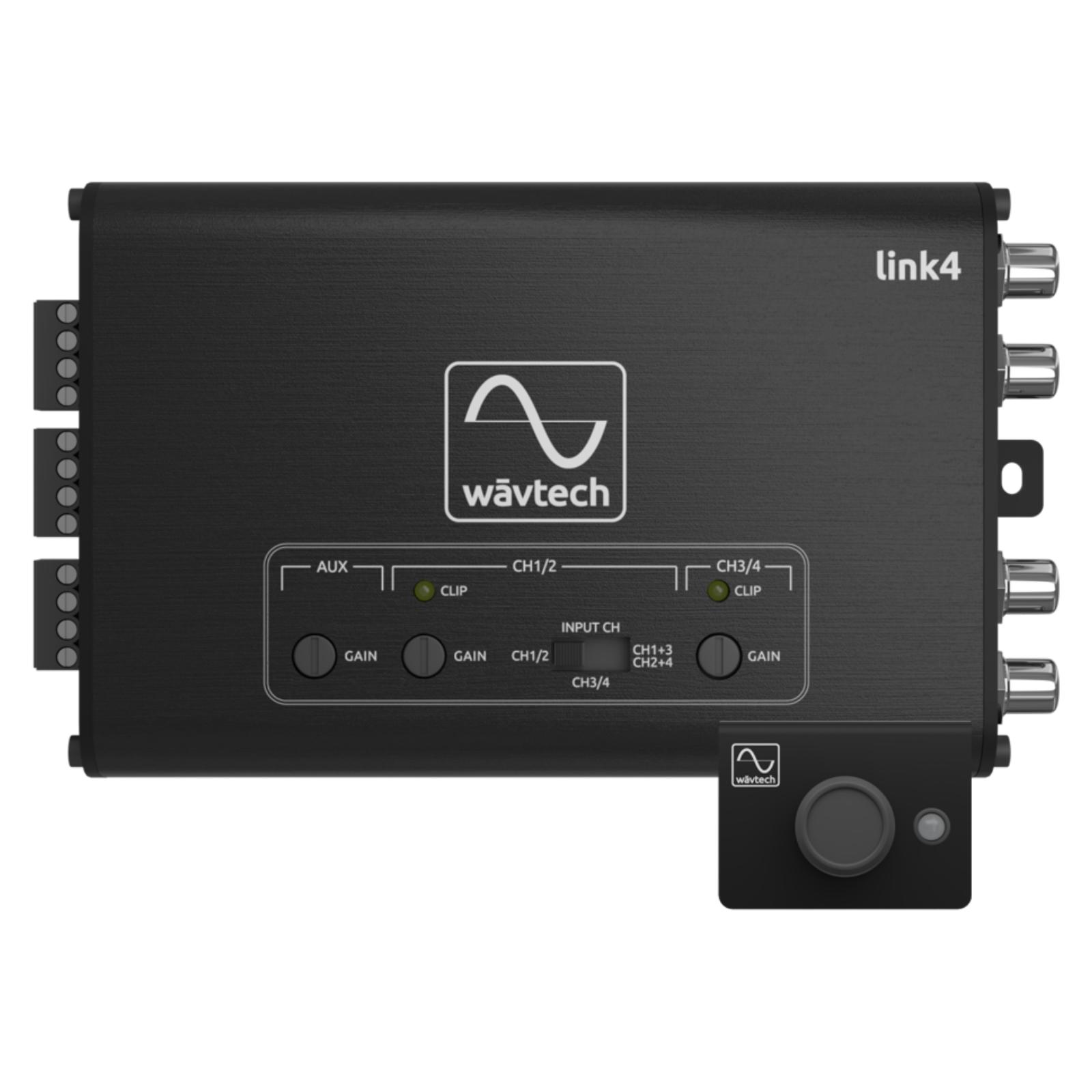 Wavtech Link4 4 Channel LOC Line Output Converter Aux In Signal Summin ...